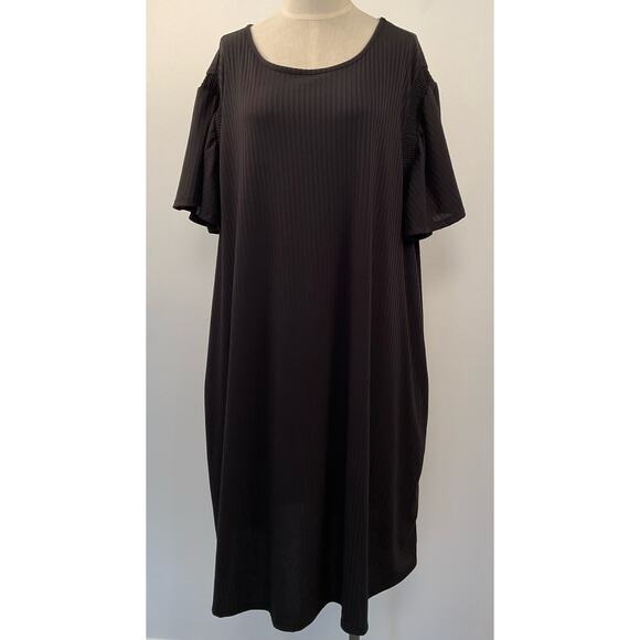 Lularoe Womans 2xL Dress Roselyn style Black NWT - Picture 1 of 9